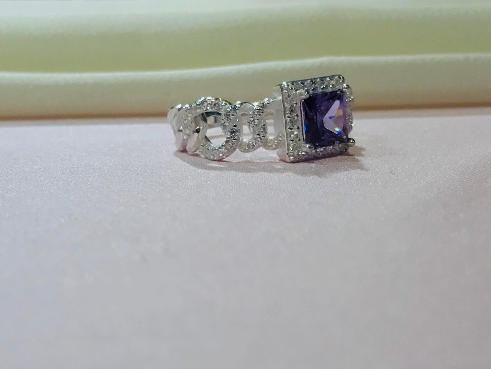 Amethyst Square Ring