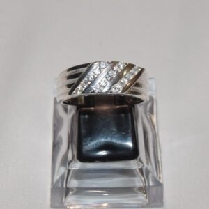 Titanium Stream Ring